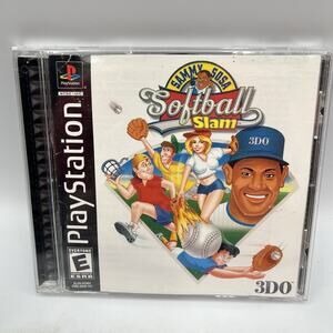 Sammy Sosa Softball Slam - PS1 Complete in Box - Tested!